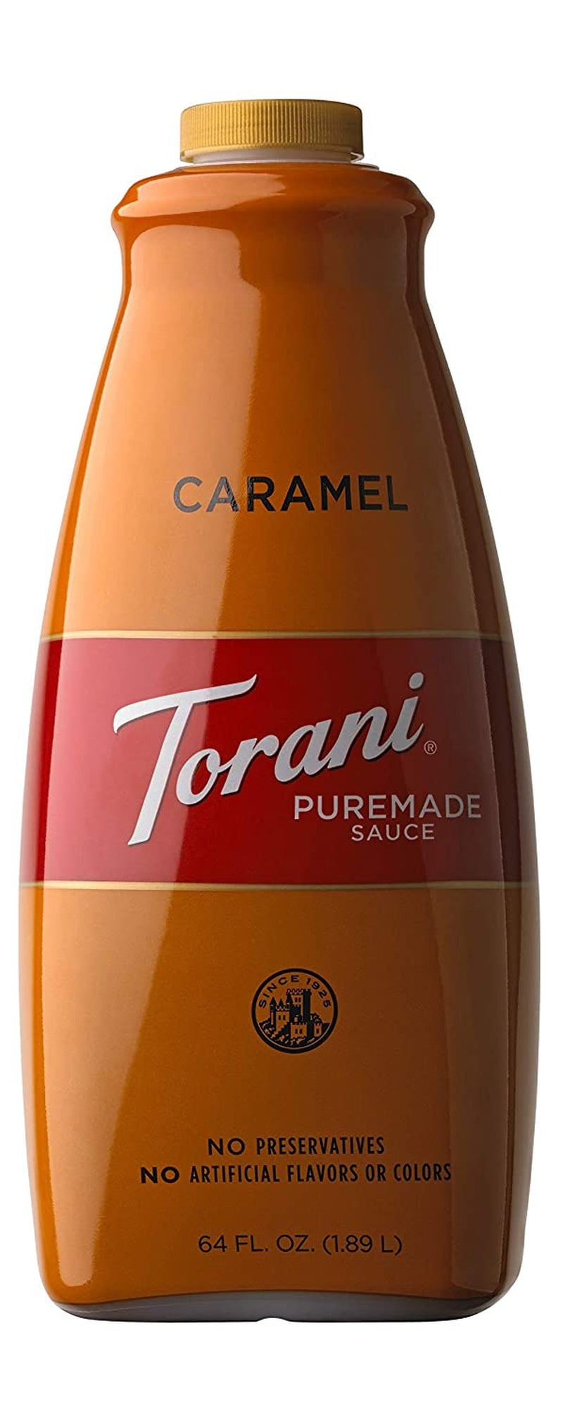 Torani Puremade Sauce, Caramel, 64 Ounces