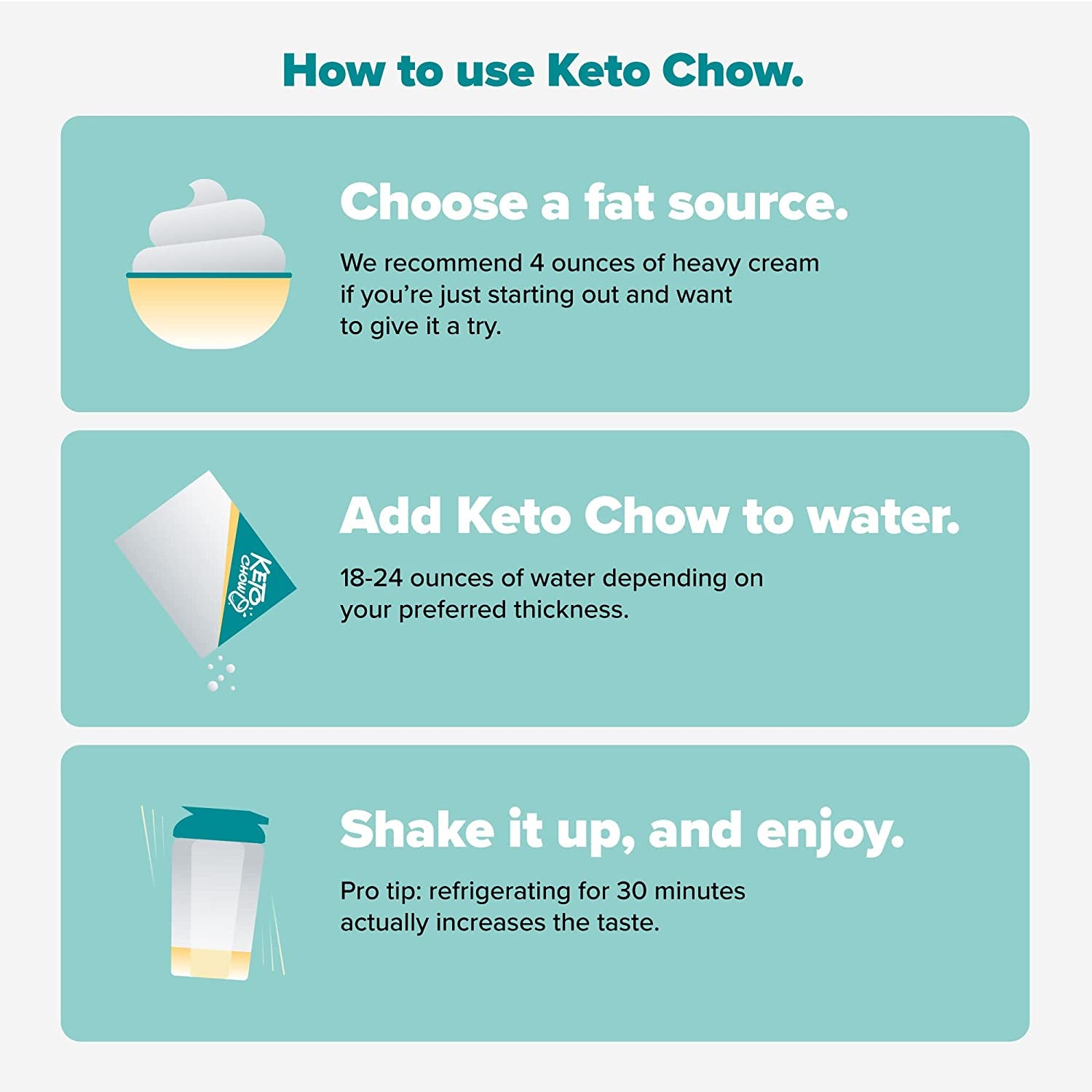 Keto Chow Cookies and Cream | Keto Meal Replacement Shake Powder | Nutritionally Complete Keto Food | Low Carb Keto Meals | Delicious Easy Meal Substitute Drink | Protein Rich You Choose the Fat| Single Meal Sample