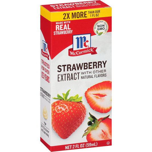 Mccormick Strawberry Extract with Other Natural Flavors, 2 Fl Oz