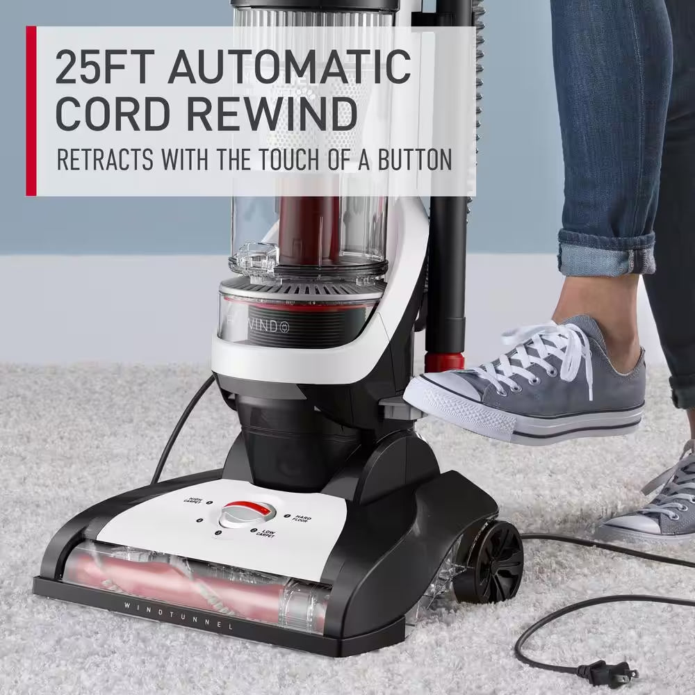 Windtunnel Bagless Pet Upright Vacuum Cleaner with Automatic Cord Rewind