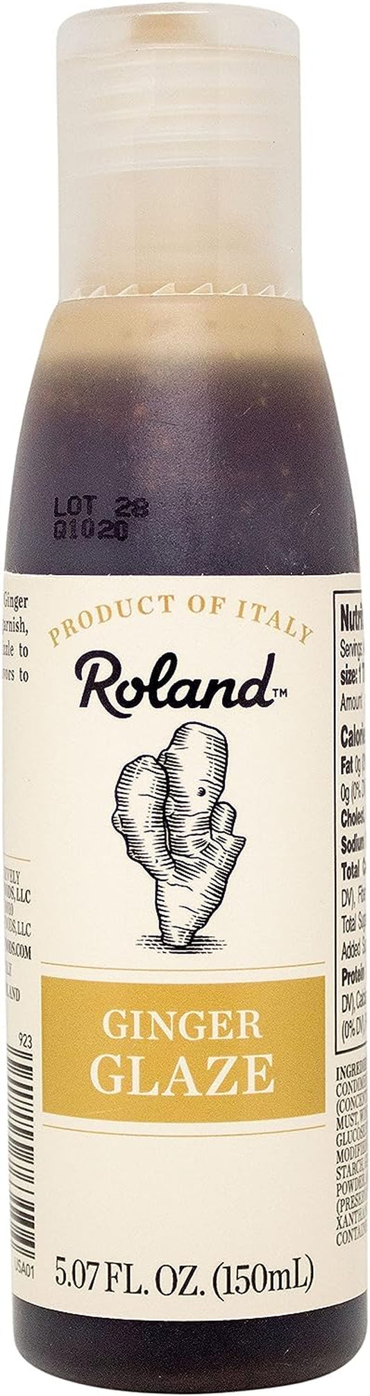 Roland Foods Balsamic Glaze, Ginger, 5.07 Ounce