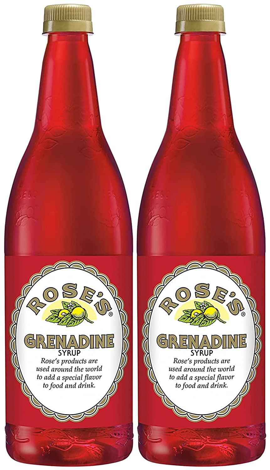 Rose'S Grenadine, 1 Liter (2-Pack)