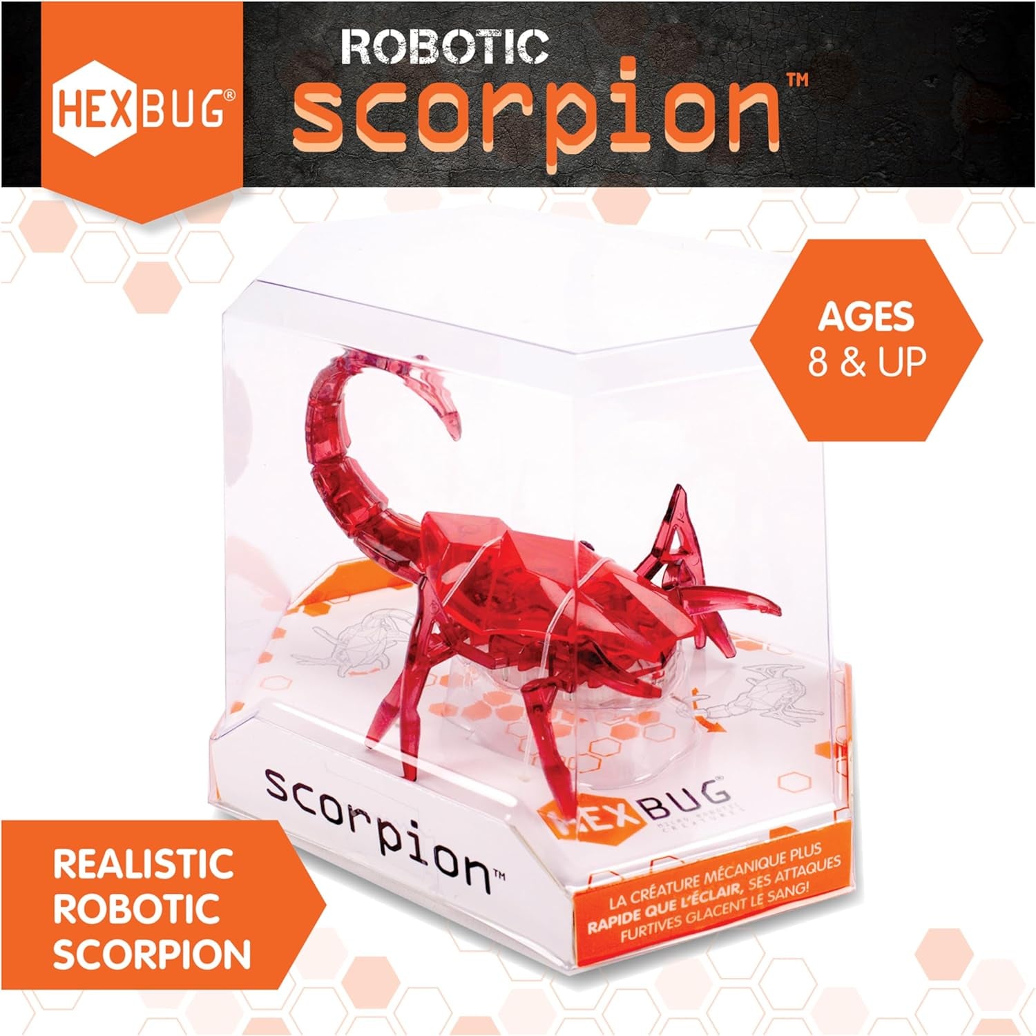 HEXBUG Robotic Scorpion, Autonomous Mechanic Scorpion Toys for Kids, Adjustable Robotic Scorpion Figure, STEM Toys for Boys & Girls Ages 8 & Up, Styles May Vary