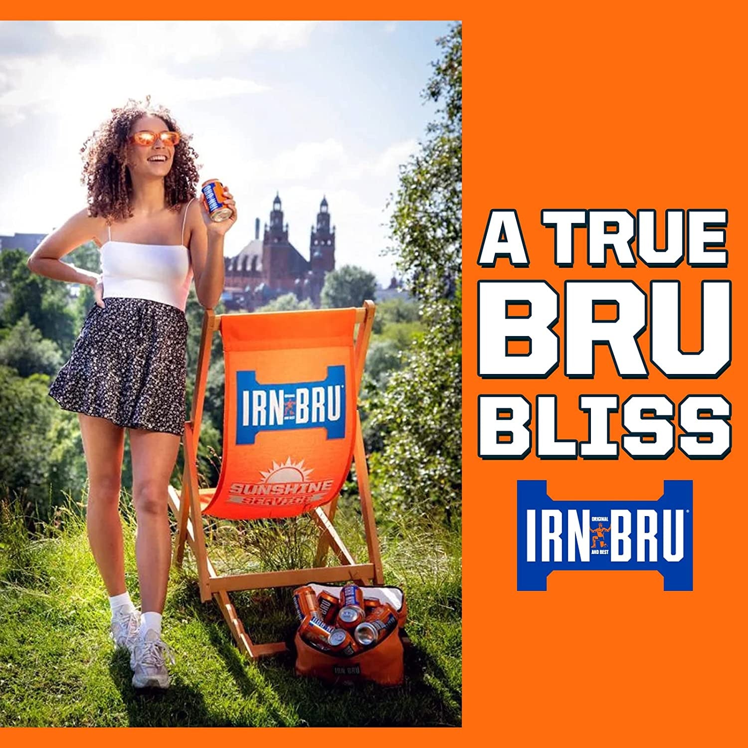 IRN-BRU from AG Barr the Original and Best Sparkling Flavored Soft Drink | a Scottish Favorite | 16.9 Fluid Ounce (Pack of 12)