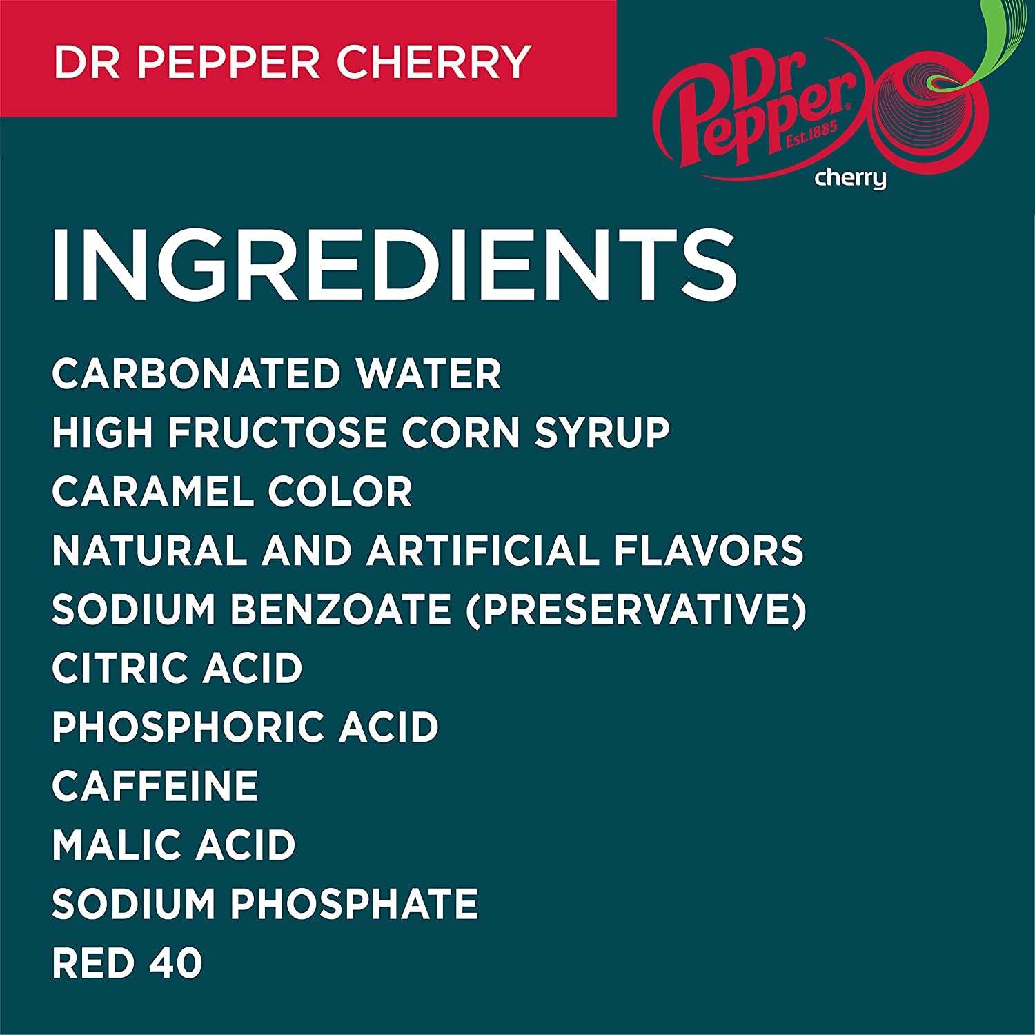 DR PEPPER - CHERRY, 12 OZ, 12 PK