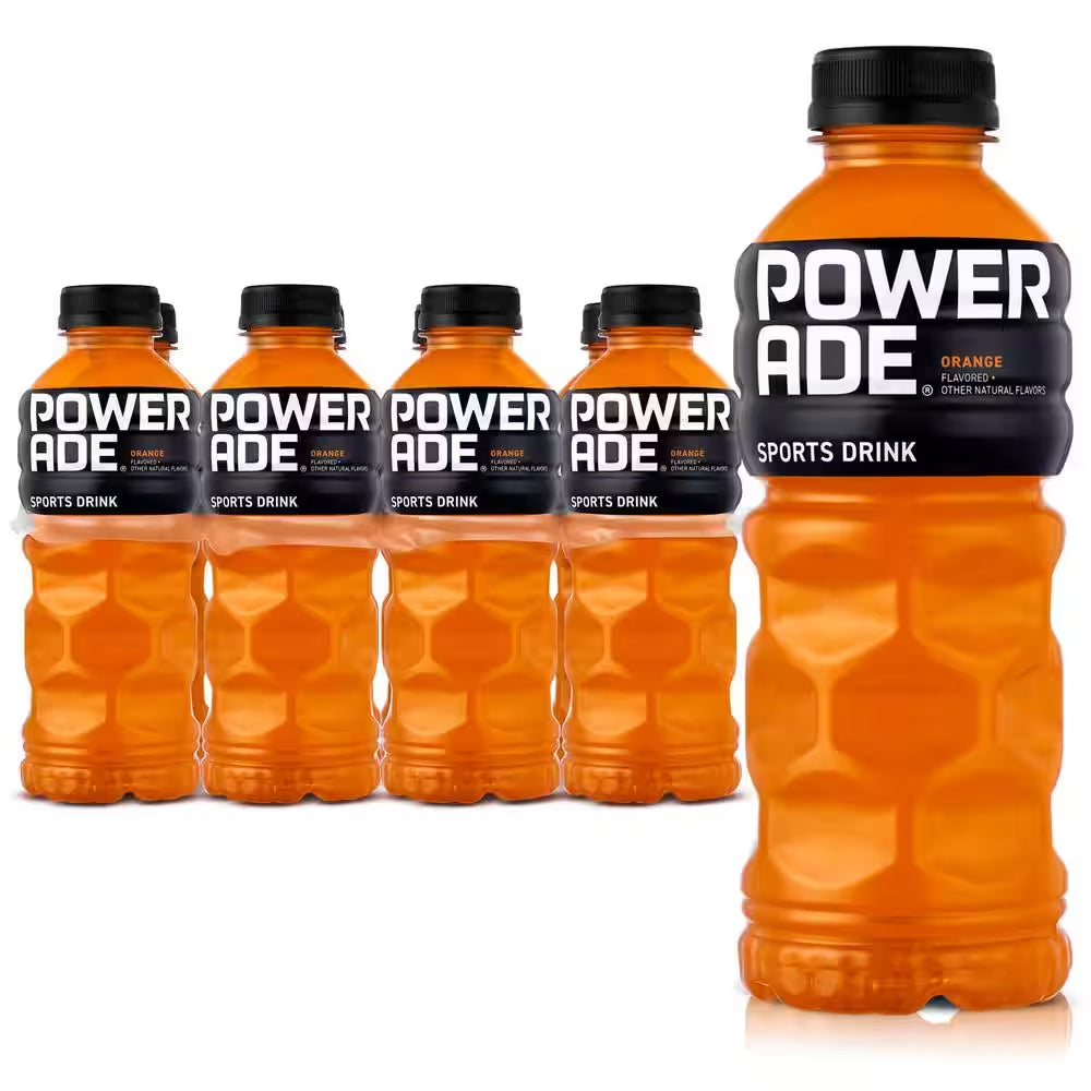 Orange Bottles, 20 Fl. Oz., 8 Pack