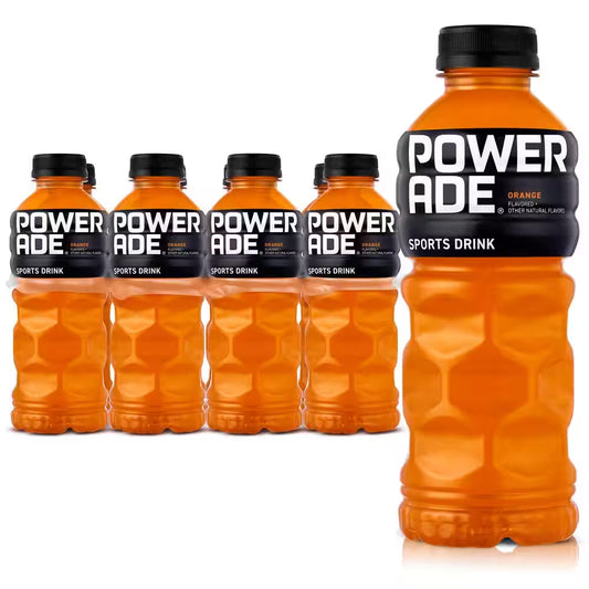 Orange Bottles, 20 Fl. Oz., 8 Pack