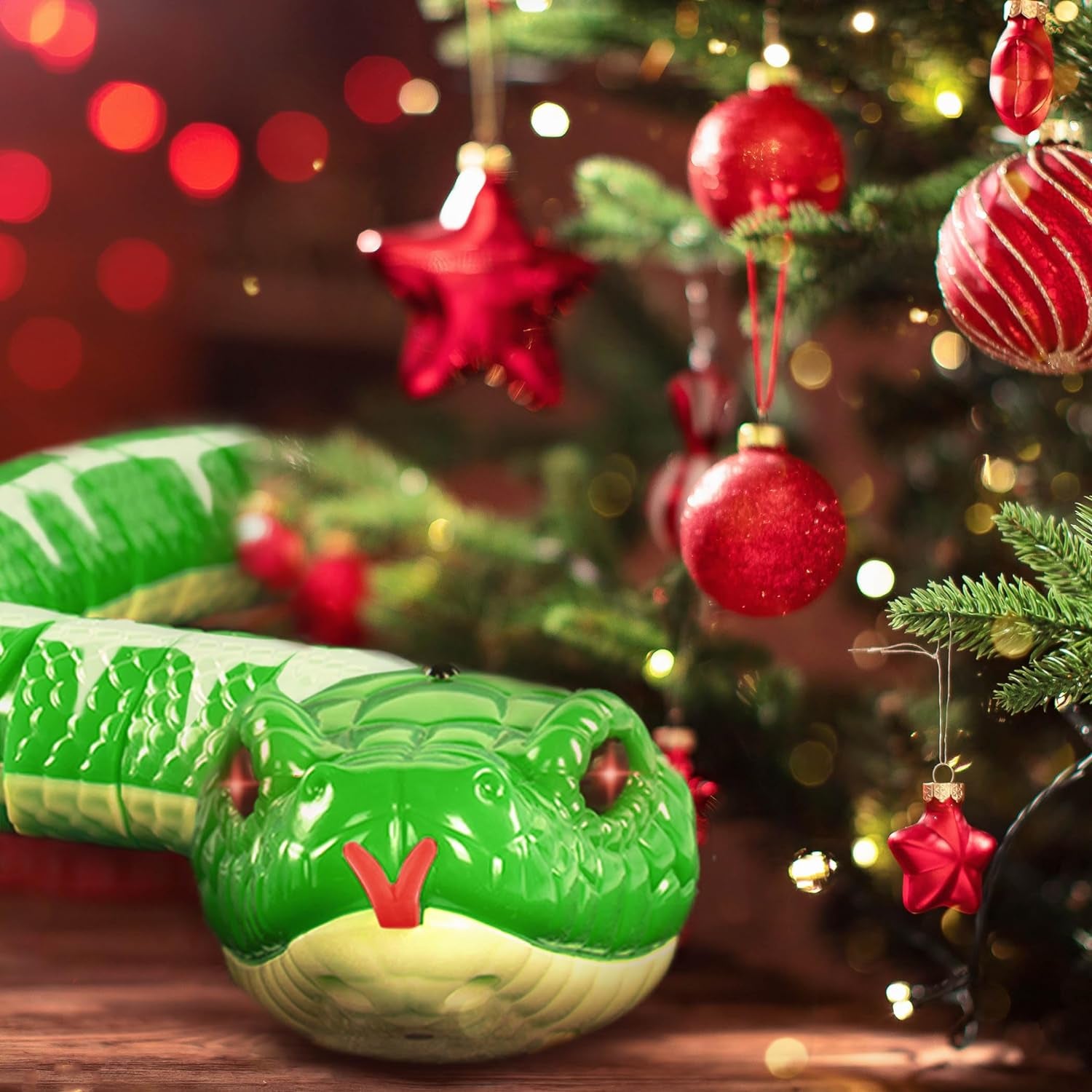 Terra by Battat Remote Control Emerald Tree Boa - Electronic Snake Toy for Kids Ages 6+