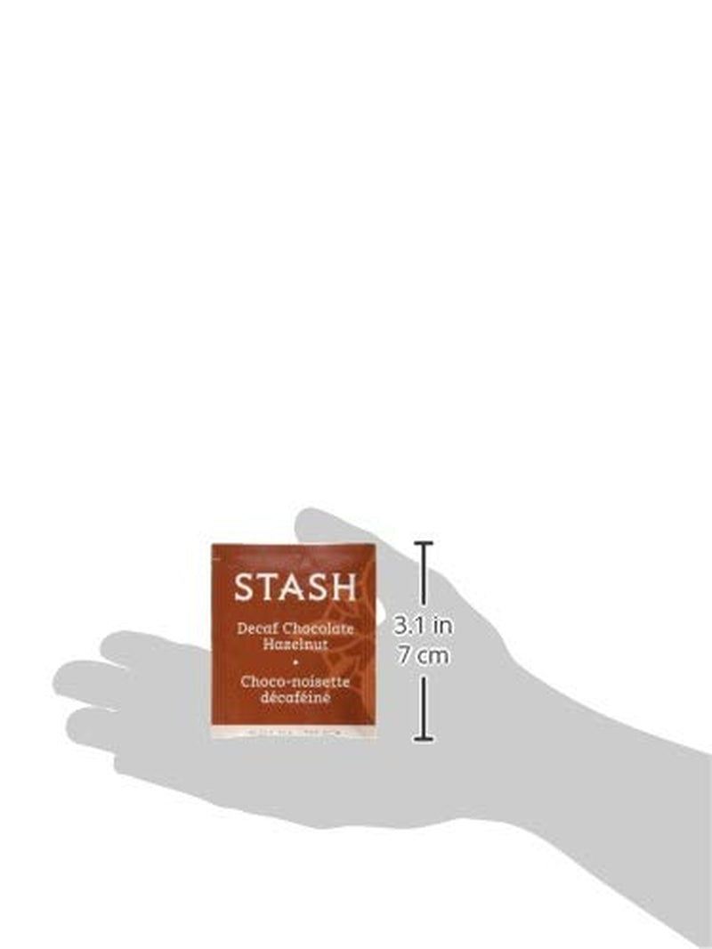 Stash Tea Decaf Chocolate Hazelnut Black Tea, Box of 100 Tea Bags