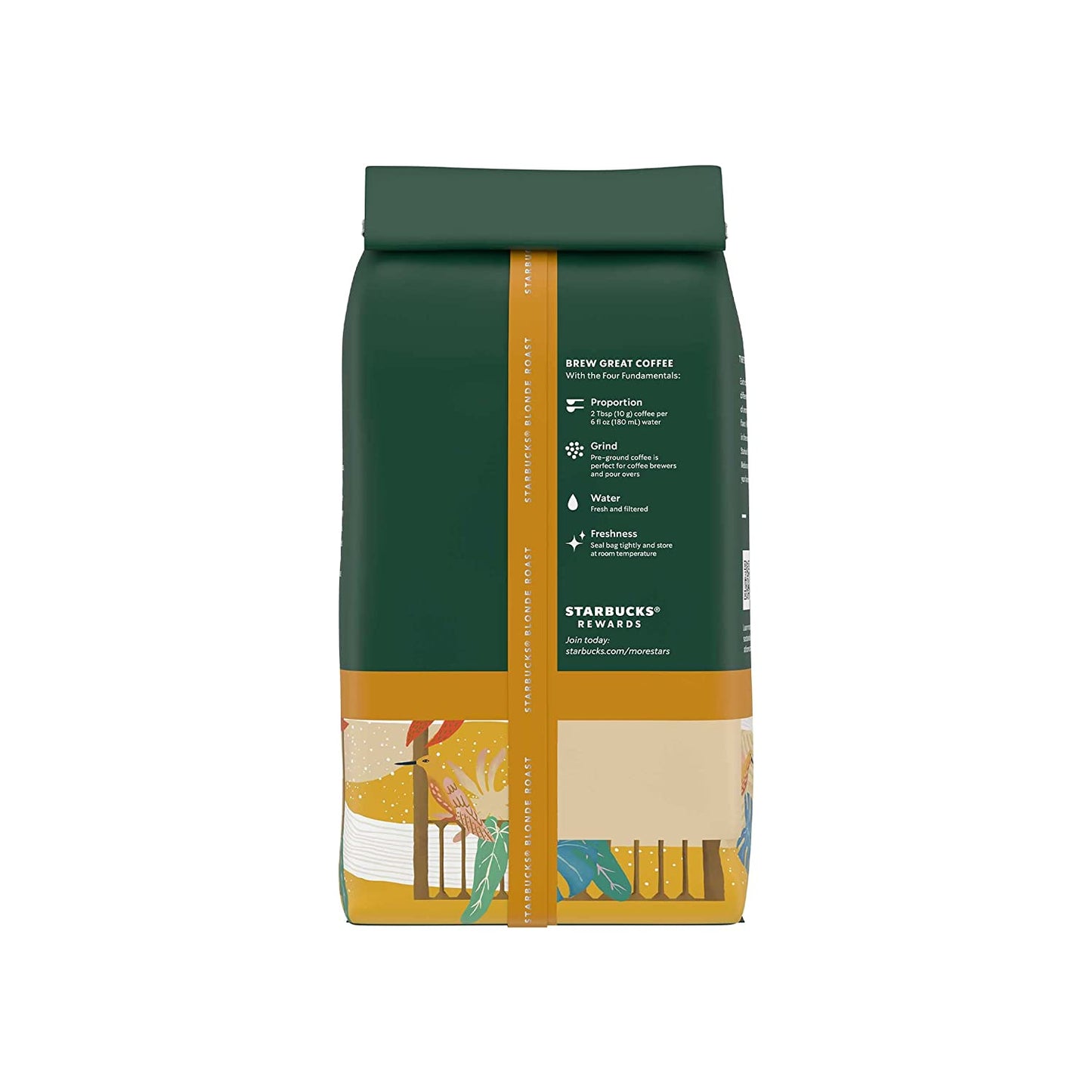 Starbucks Blonde Roast Ground Coffee — Veranda Blend — 1 Bag (28 Oz.)