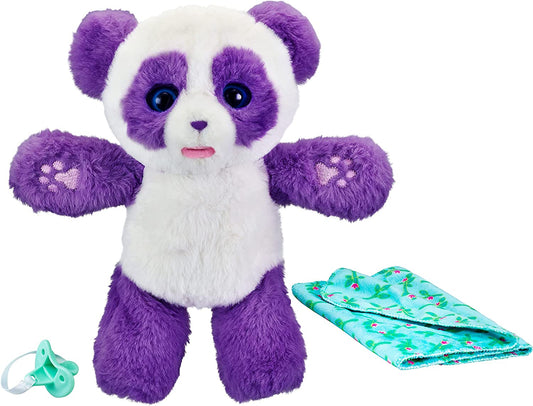 Little Live Pets - Cozy Dozys: Petals the Panda | Interactive Plush Toy Panda. 25+ Sounds and Reactions. Magical Eye Movement. Blanket, Pacifier for Kids Ages 4+