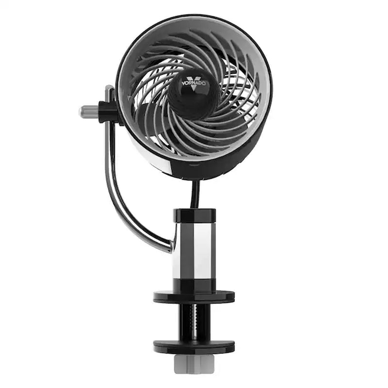 4-In 3-Speed Indoor Black Desk Fan