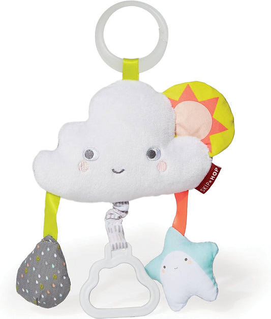 Skip Hop Baby Stroller Toy, Silver Lining Cloud Jitter, Cloud