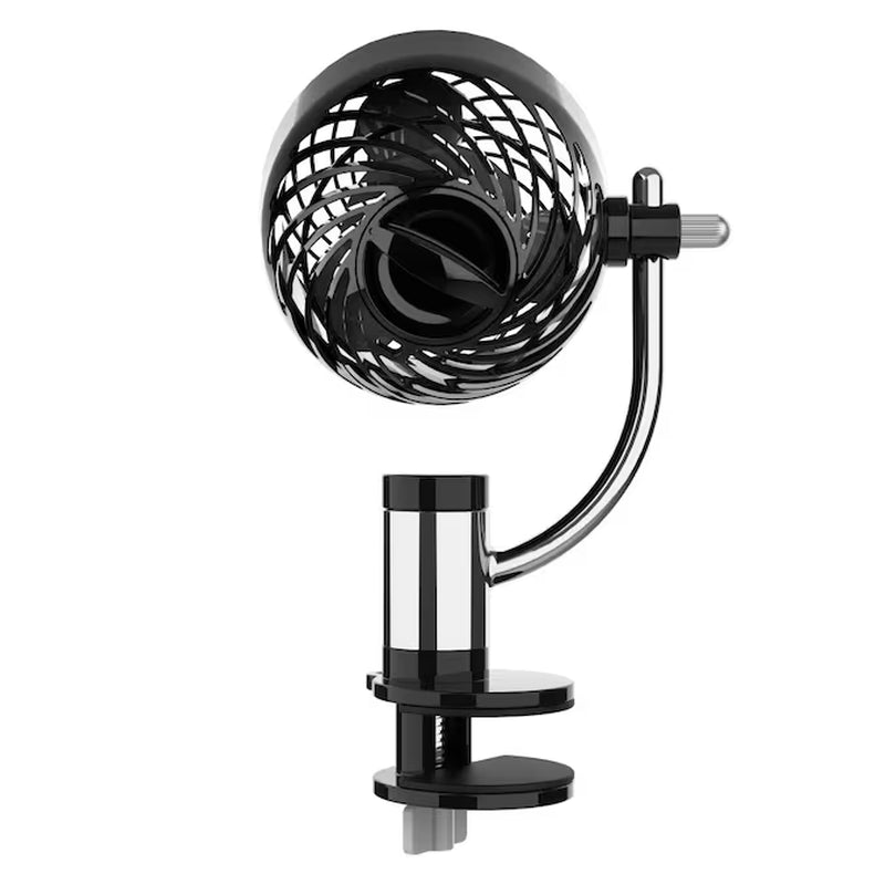 4-In 3-Speed Indoor Black Desk Fan