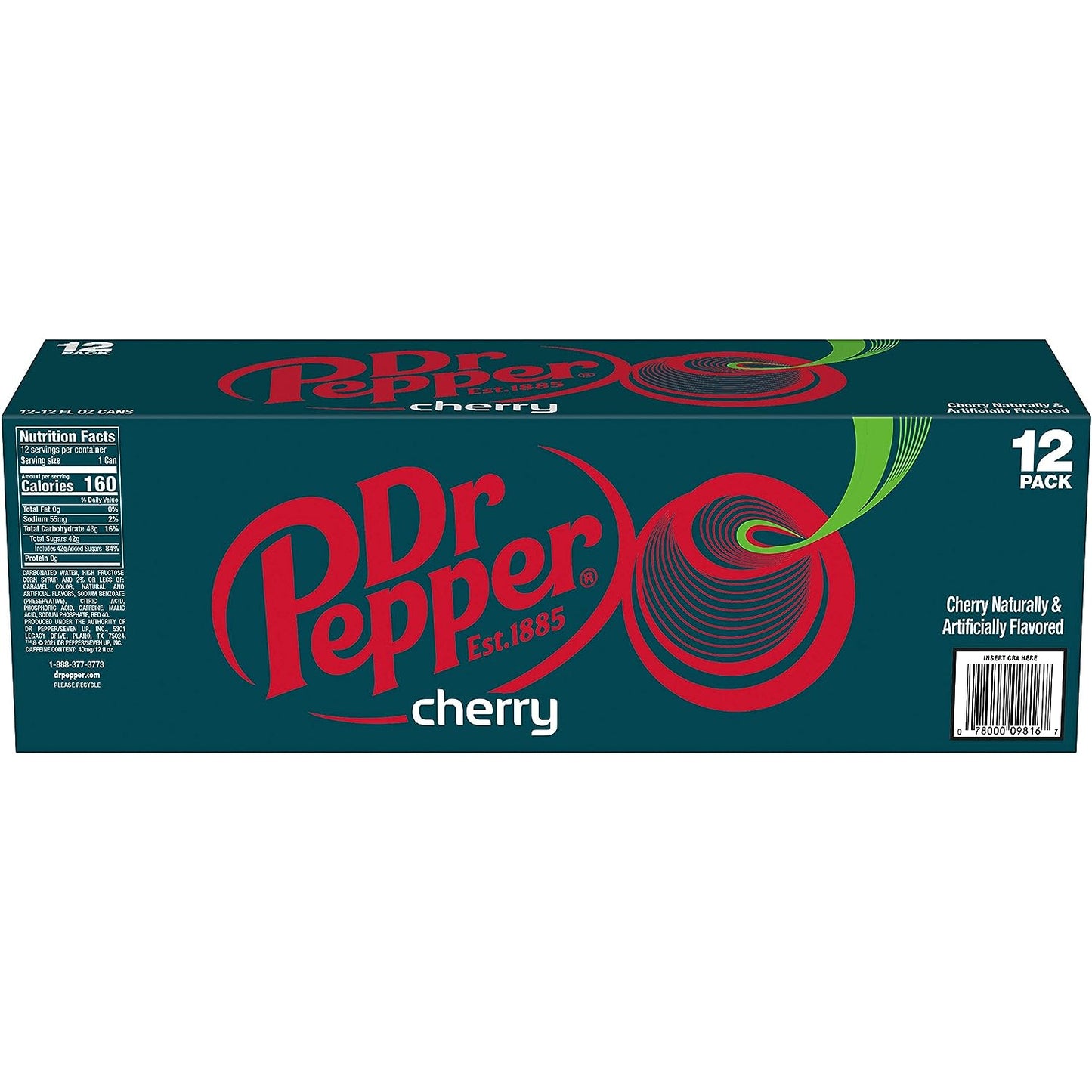 DR PEPPER - CHERRY, 12 OZ, 12 PK