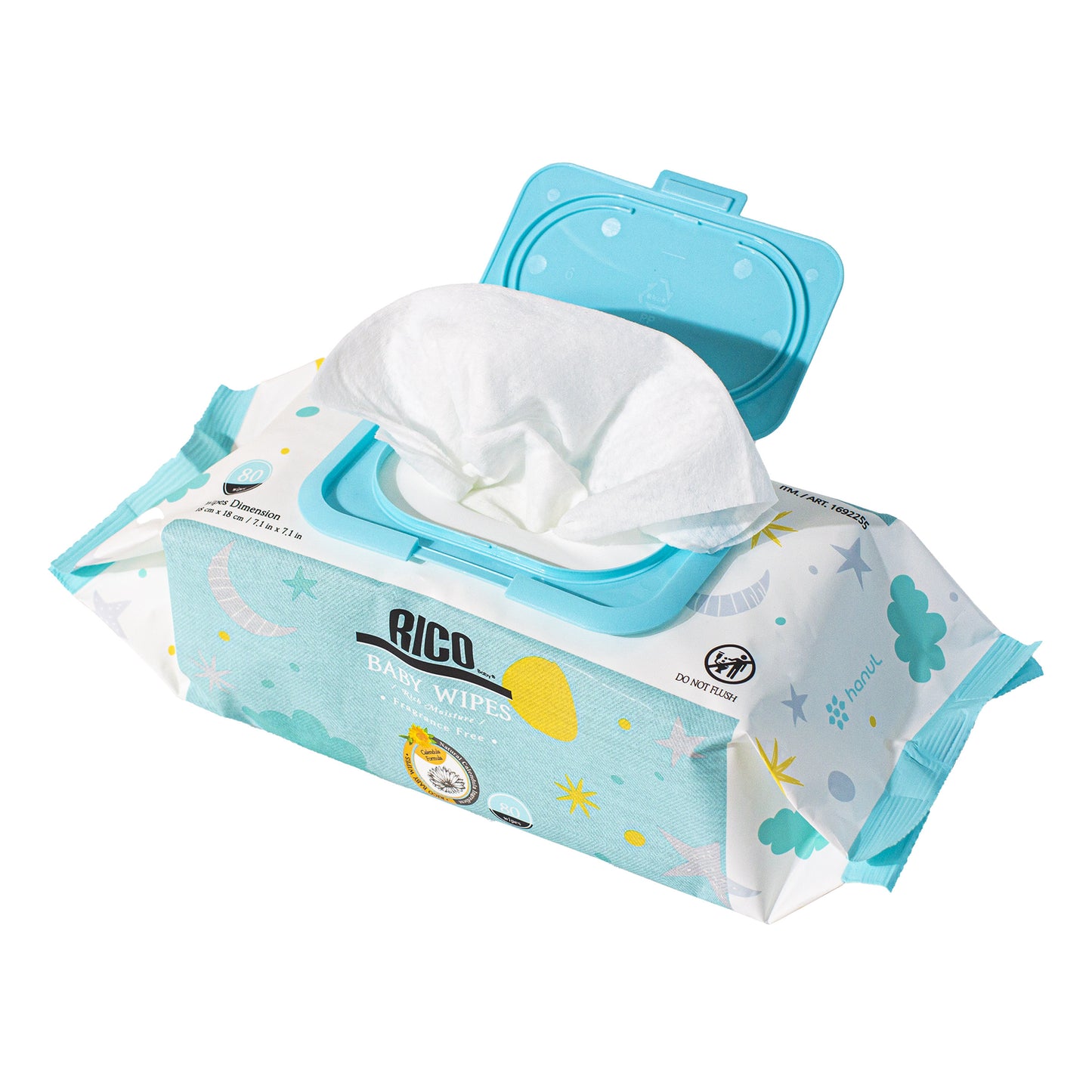 RICO Baby Wipes, 720-Count