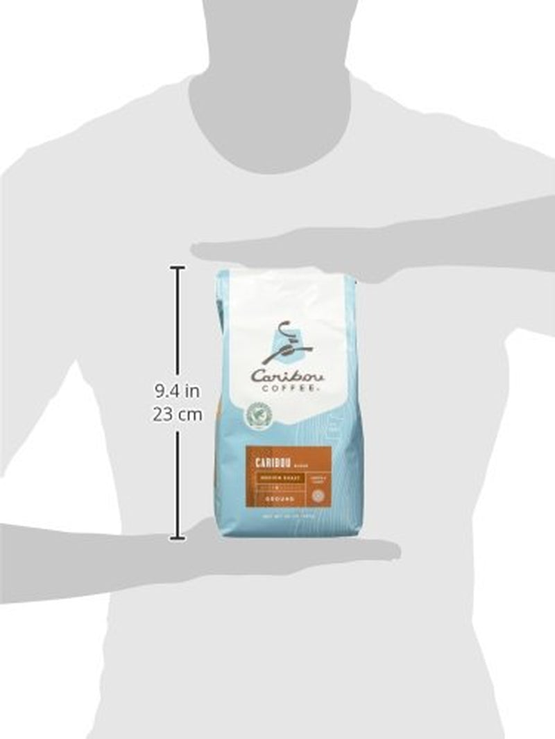 Caribou Coffee, Medium Roast Ground Coffee - Caribou Blend 20 Ounce Bag